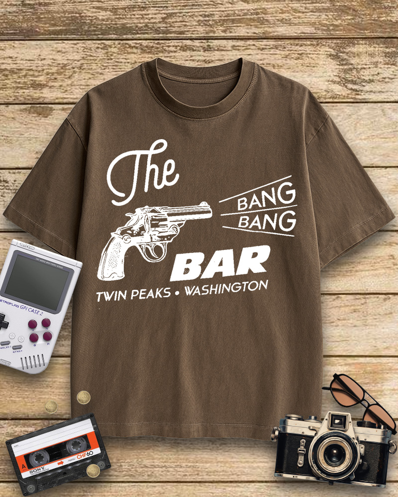TheRetroTee Bang Bang Bar 1990s Cotton T-Shirt