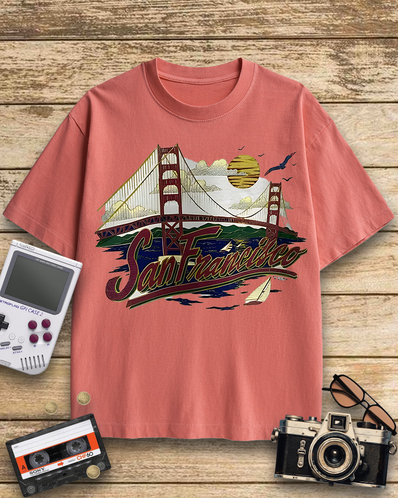 TheRetroTee Vintage San Francisco Cotton T-Shirt