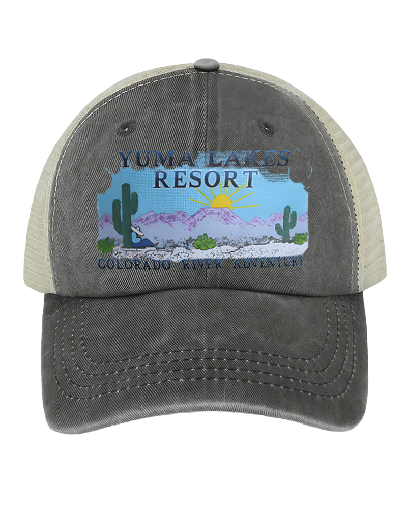 TheRetroTee 80s Yuma Lakes Resort Colorado River Trucker Hat