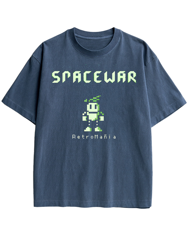 TheRetroTee Spacewar 1970s Cotton T-Shirt