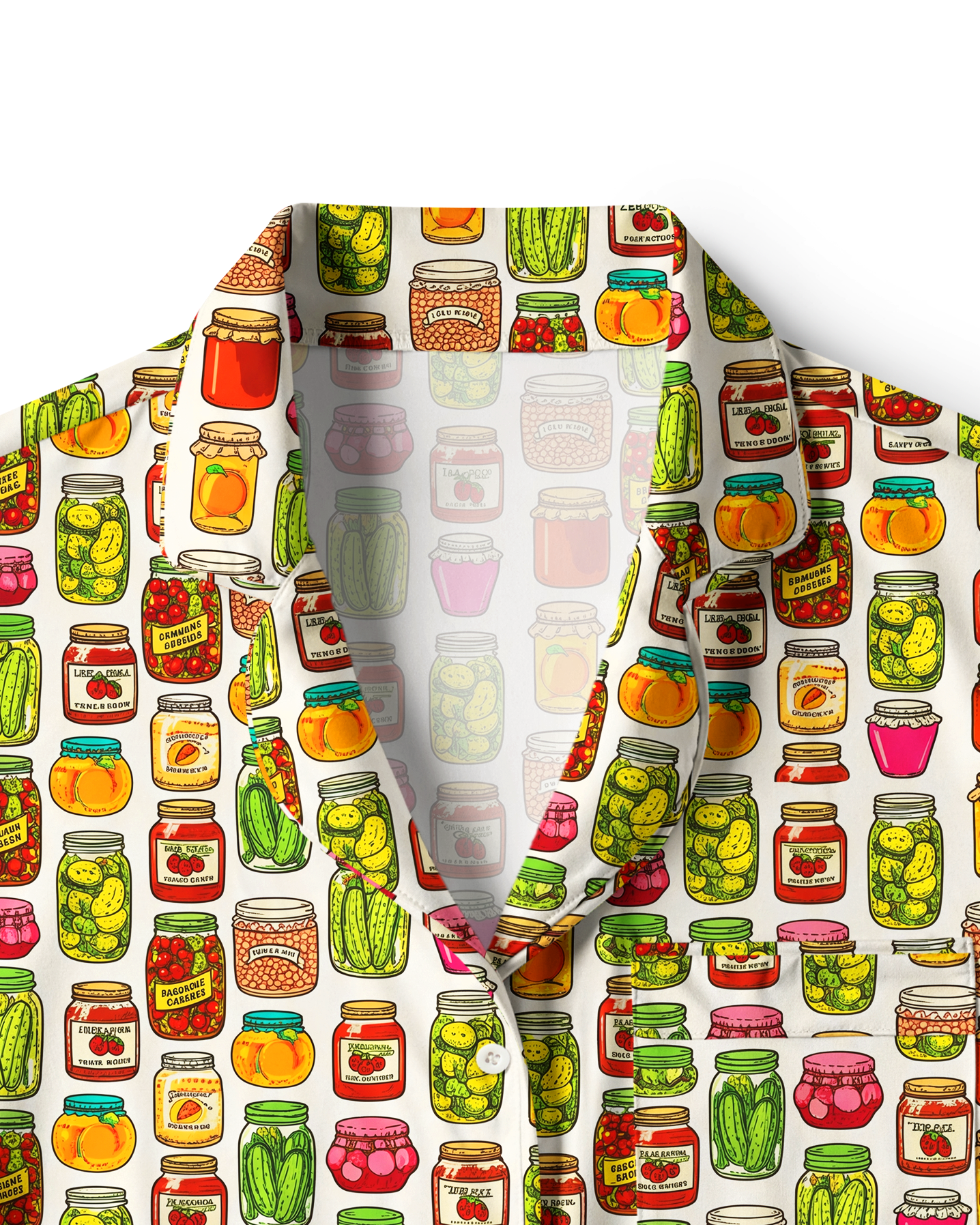 TheRetroTee Preserve Jars Vintage Pajama Set