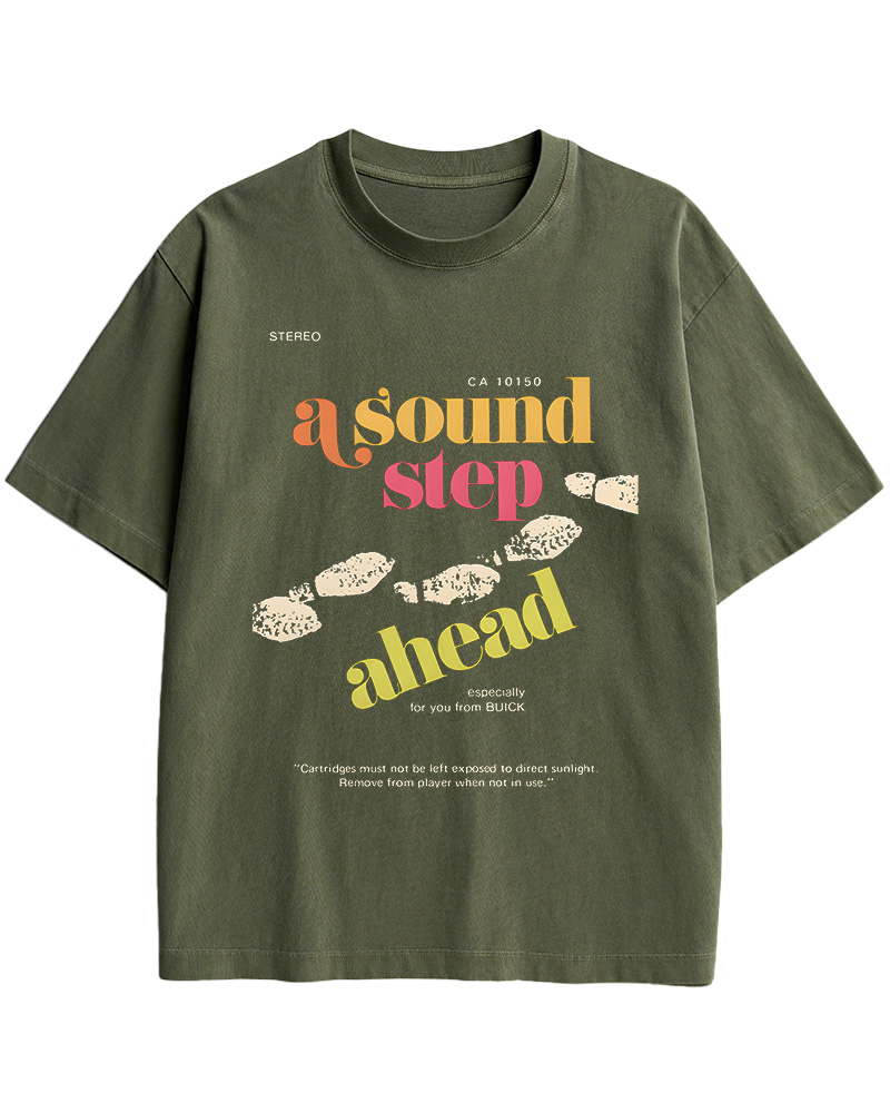 TheRetroTee A Sound Step Ahead Especially For You From Buick 1970s Cotton T-Shirt