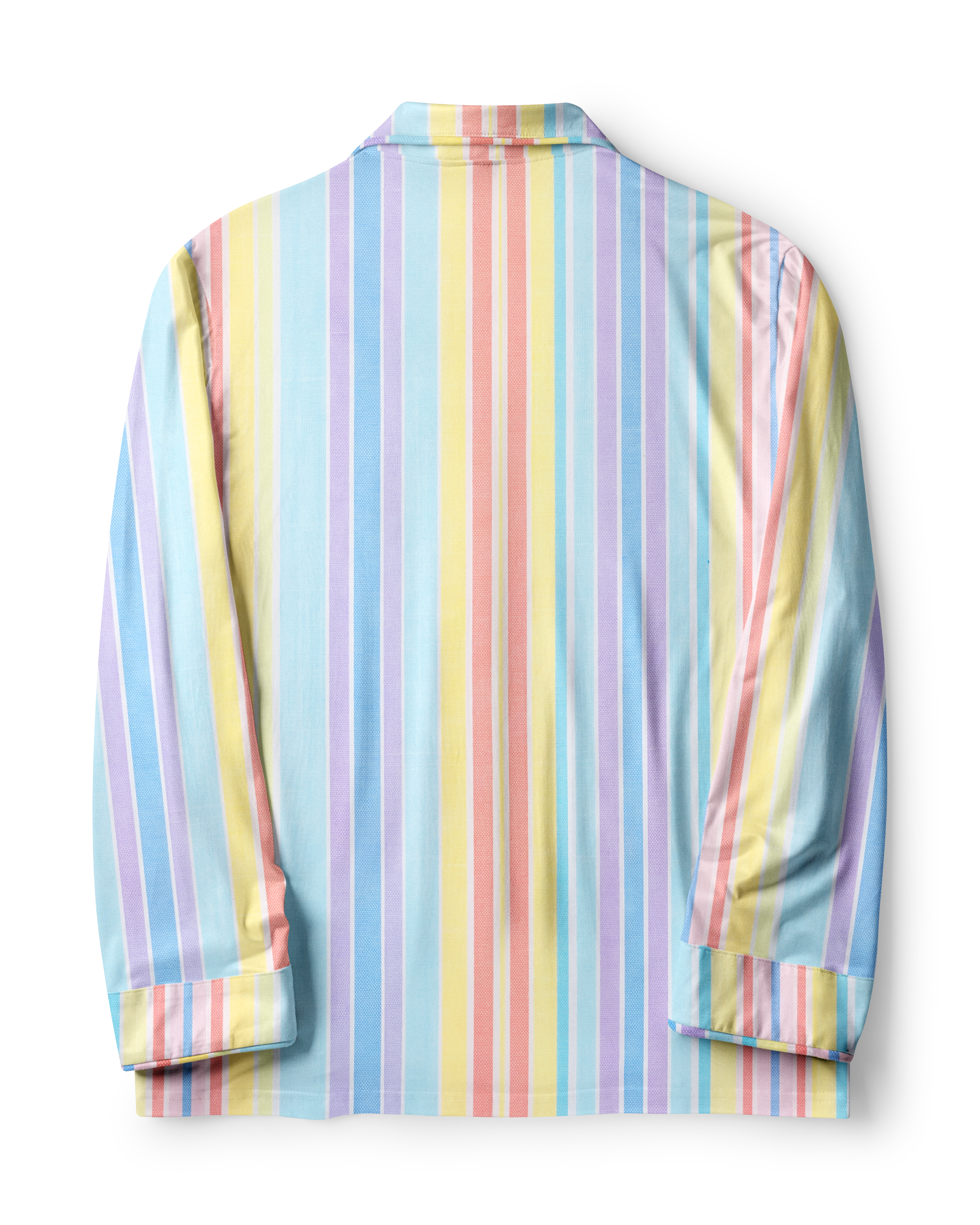 TheRetroTee Bright Pastel Stripes Vintage Pajama Set