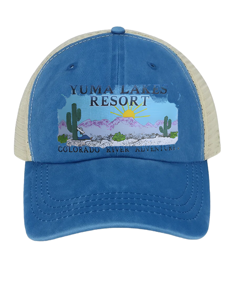 TheRetroTee 80s Yuma Lakes Resort Colorado River Trucker Hat