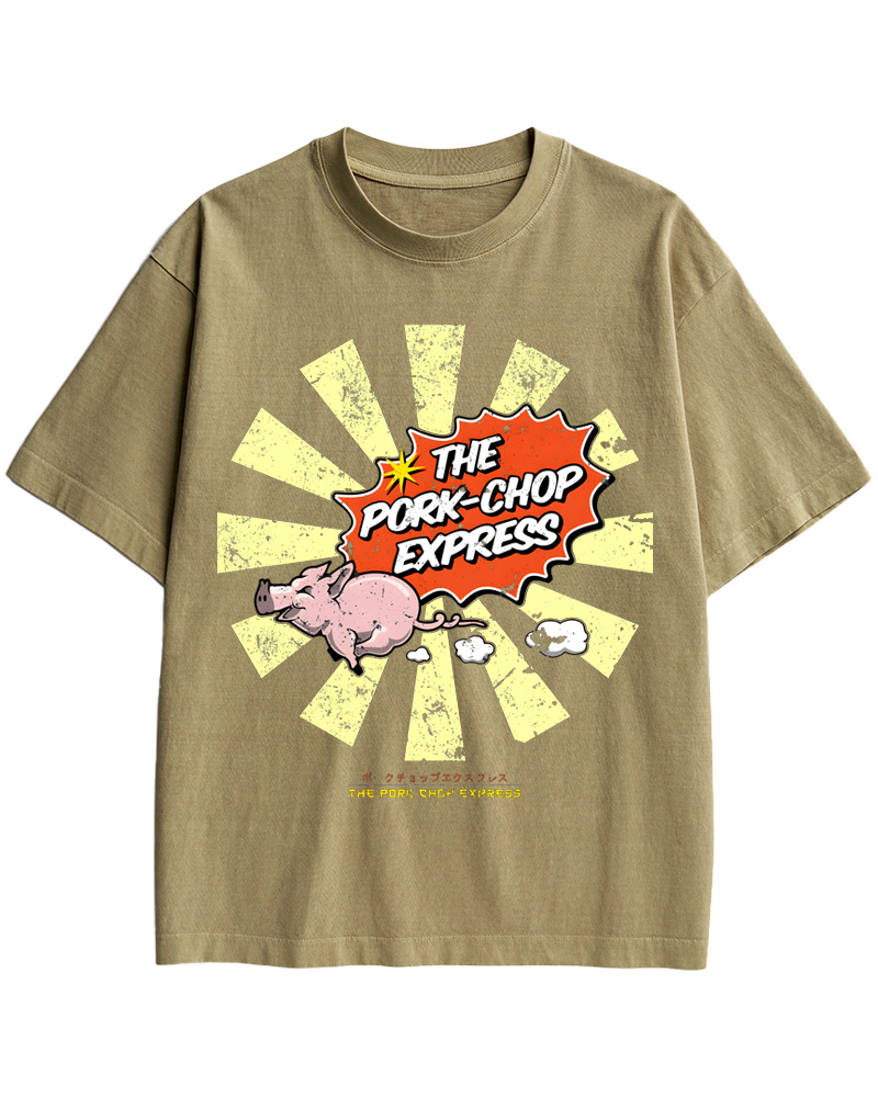 TheRetroTee Retro Humor and Express Graphic Pin-up Cotton T-Shirt