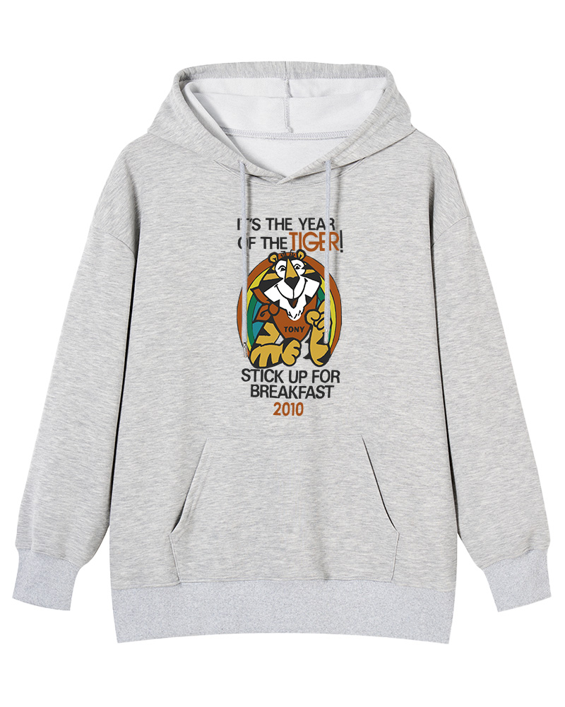 TheRetroTee Frosted Flakes - Year Of The Tiger Juniors 1970s Cotton Hoodie
