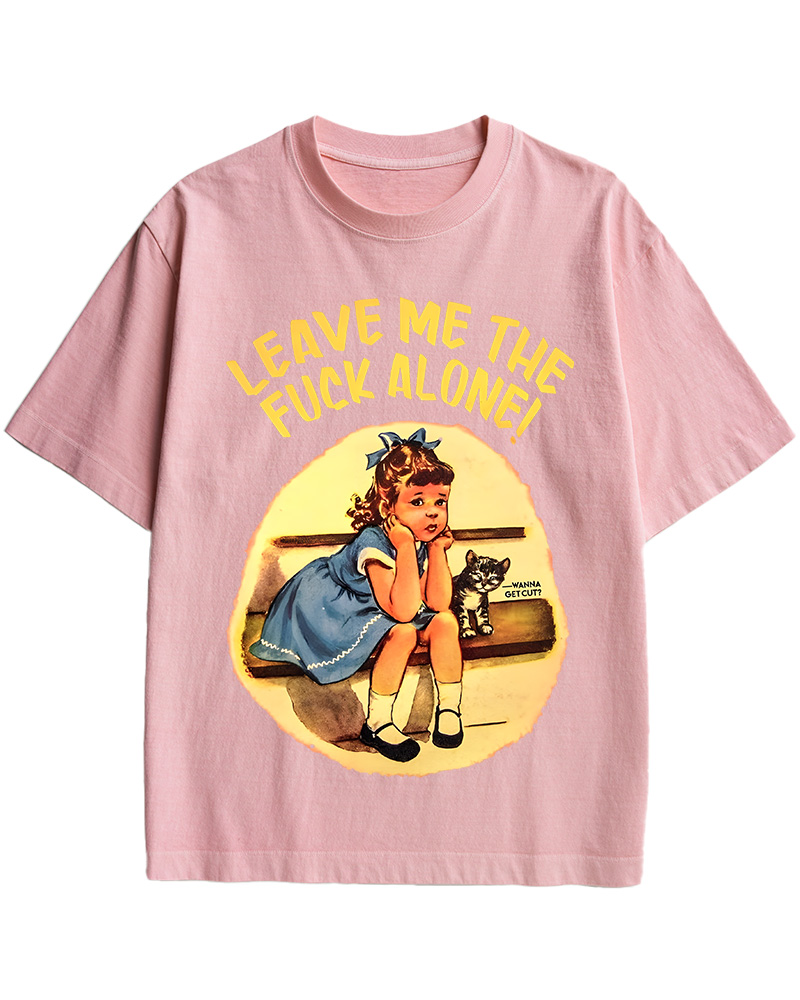 TheRetroTee Everyone Sucks Except My Caт Funny Pin-Up Cotton T-Shirt