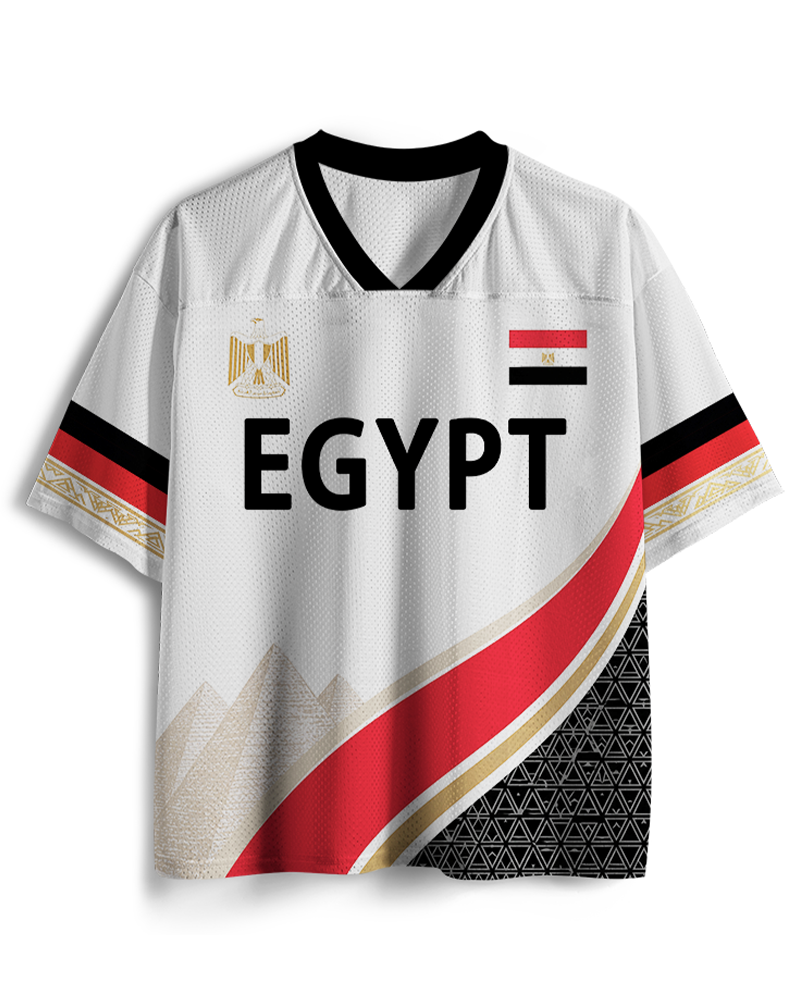TheRetroTee Vintage Egypt Football Heritage Mesh Jersey
