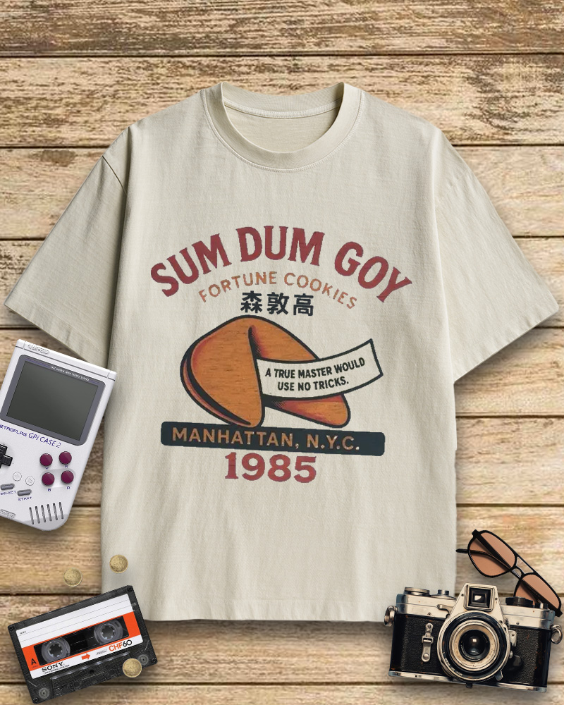 TheRetroTee Sum Dum Goy 1980s Cotton T-Shirt