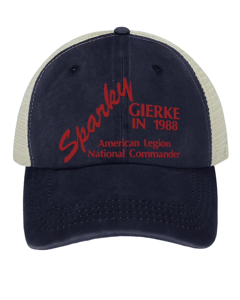 TheRetroTee 80s Sparky Gierke IN 88' Trucker Hat
