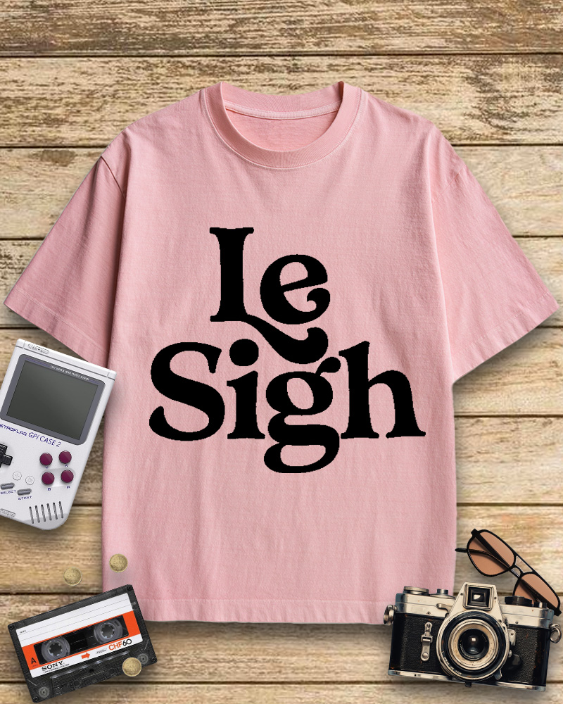 TheRetroTee Le Sigh 1970s Cotton T-Shirt