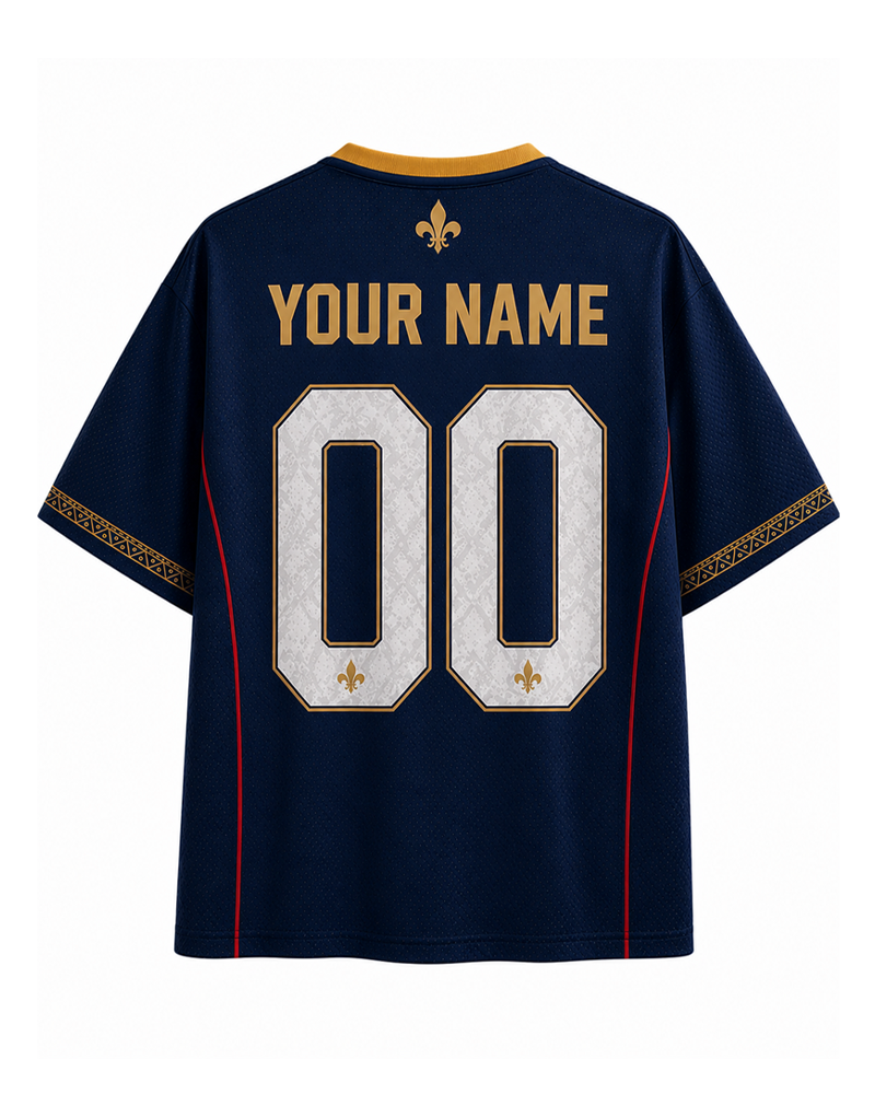 TheRetroTee Custom France Soccer Mesh Jersey