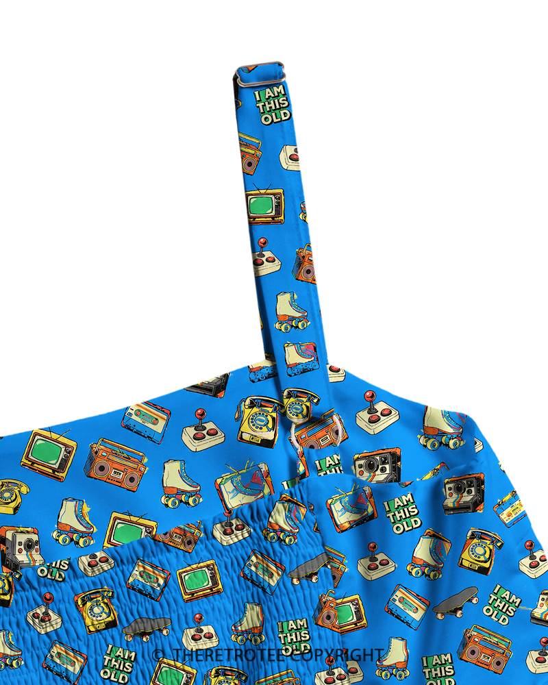 TheRetroTee ——  Vintage Straps Maxi Dress