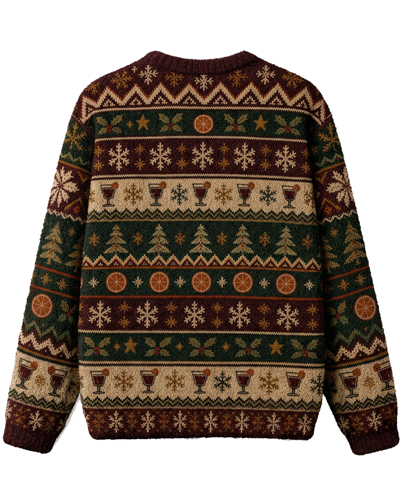 TheRetroTee Negroni Cocktail Sweater