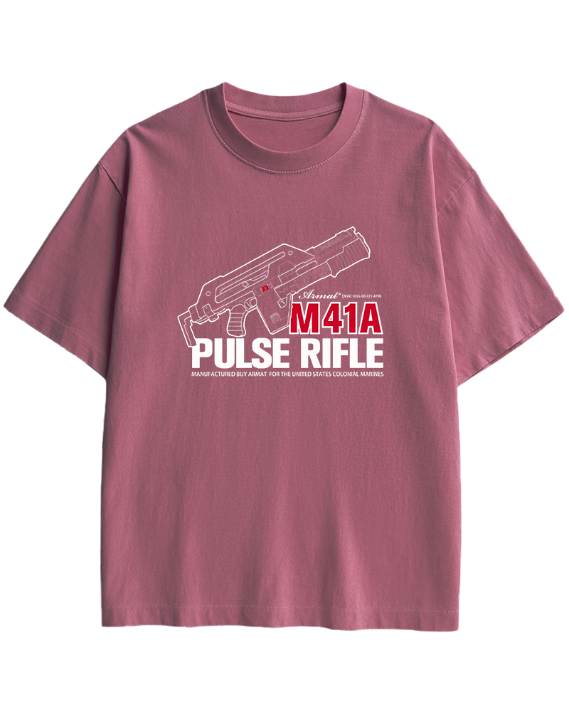 TheRetroTee M41A Pulse Rifle 1980s Cotton T-Shirt