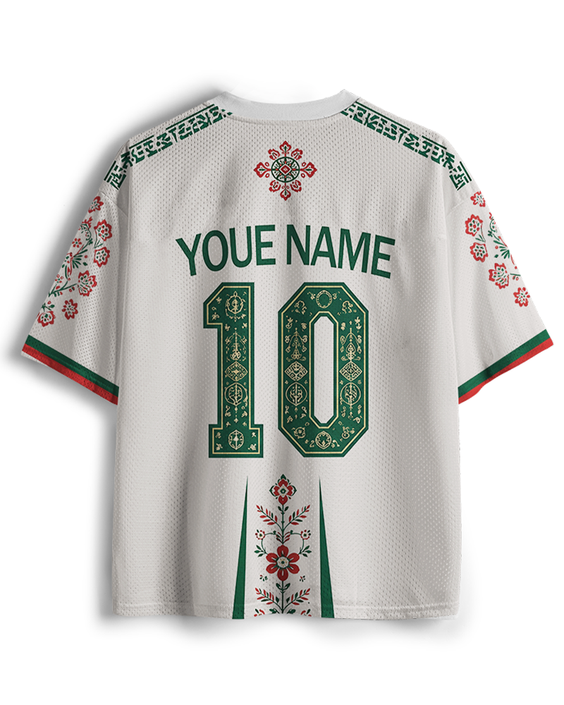 TheRetroTee Custom Mexico Soccer Mesh Jersey