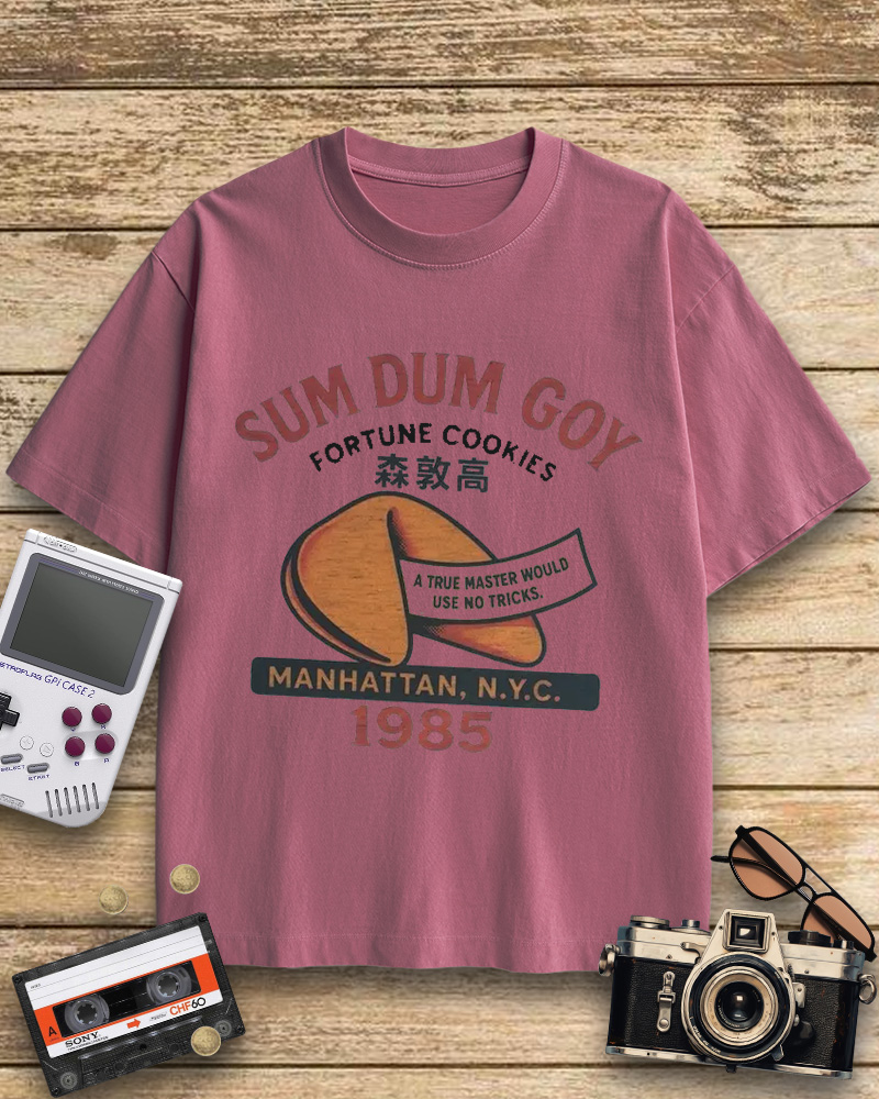 TheRetroTee Sum Dum Goy 1980s Cotton T-Shirt