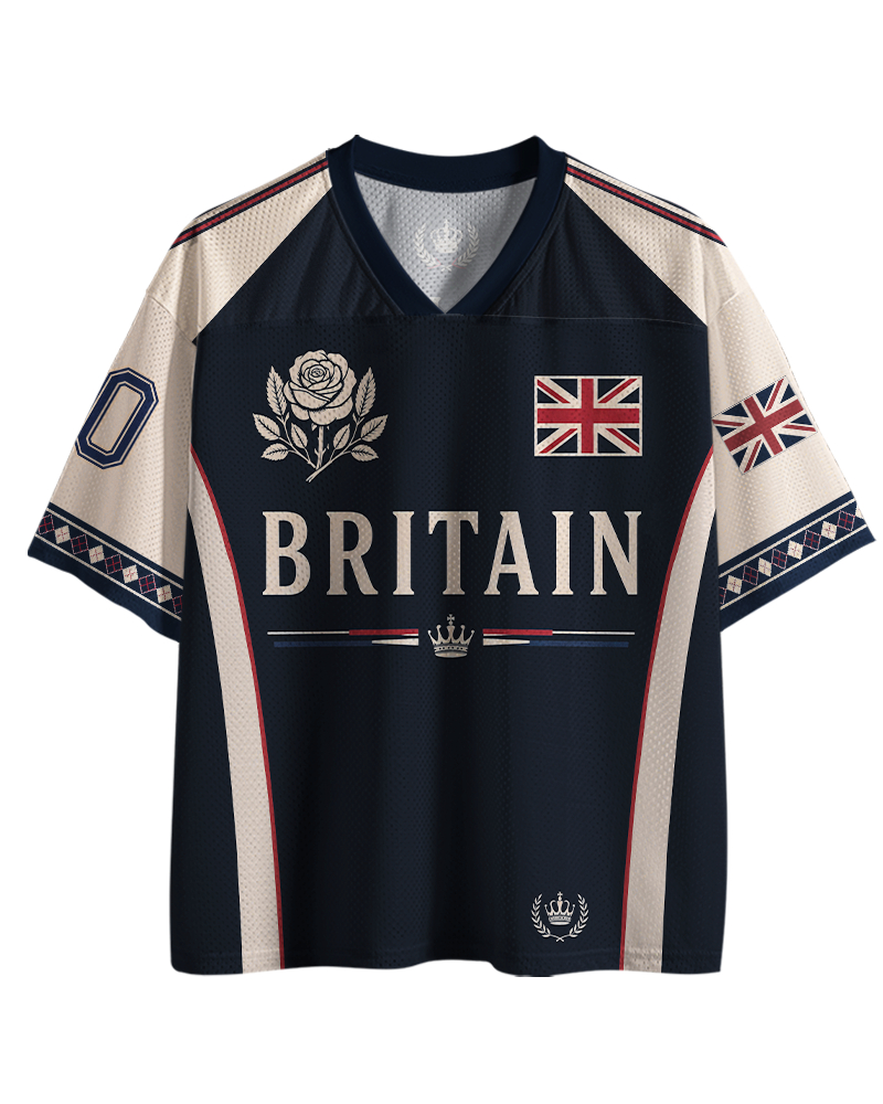 TheRetroTee 1970s British Heritage Soccer Jersey