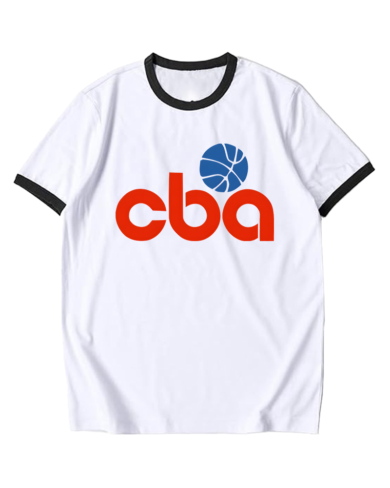 TheRetroTee CBA Basketball League Ringer T-Shirt