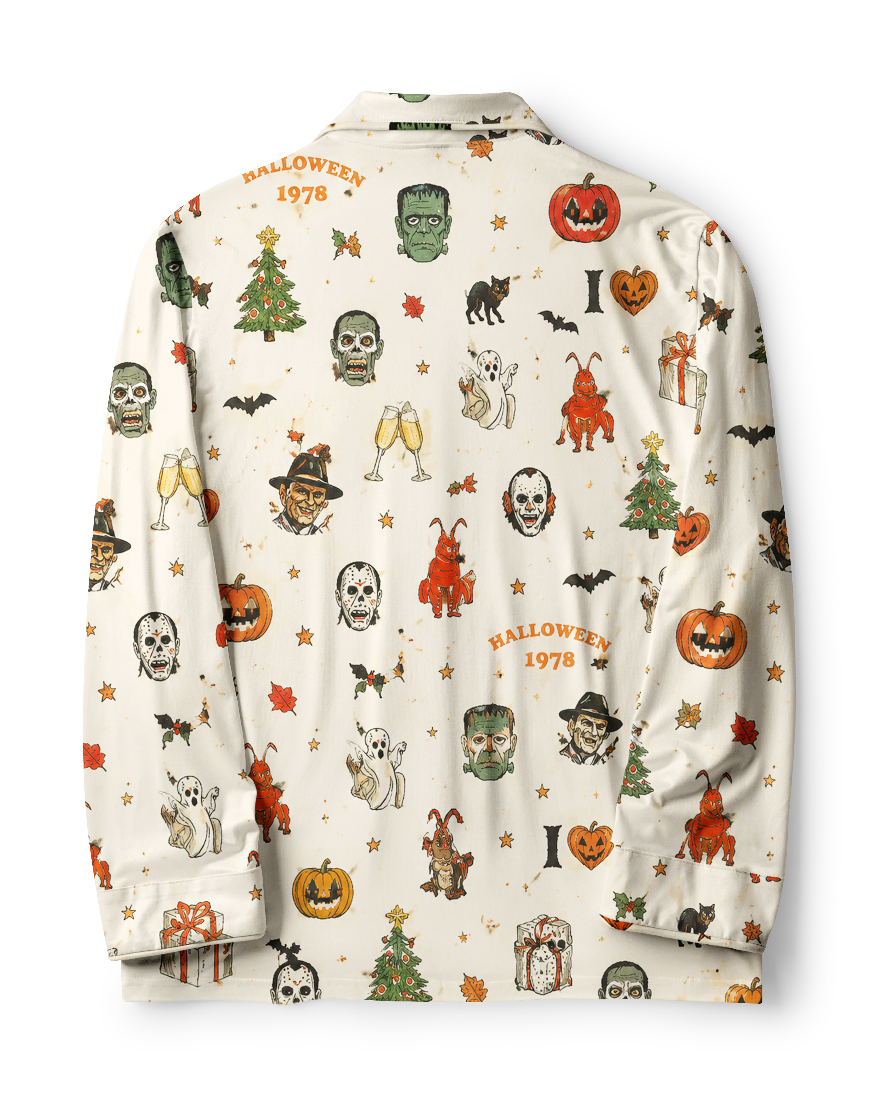 TheRetroTee Retro Monster Gala Vintage Pajama Set