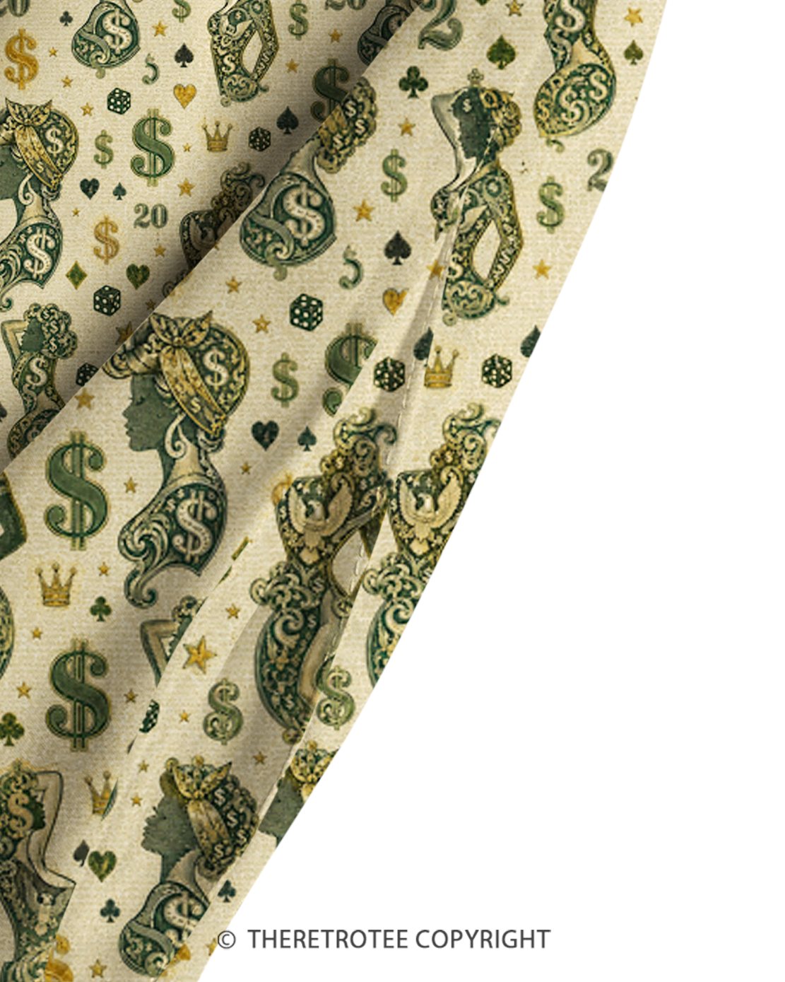 TheRetroTee Money Queen Casino 2000s Strappy Maxi Dress