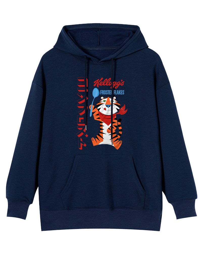 TheRetroTee Frosted Flakes Tony the Tiger Ringer Cotton Hoodie