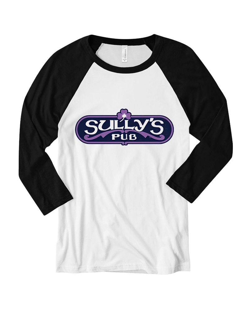 TheRetroTee Bar and Pub Culture 1970s Long Sleeve Raglan T-Shirt