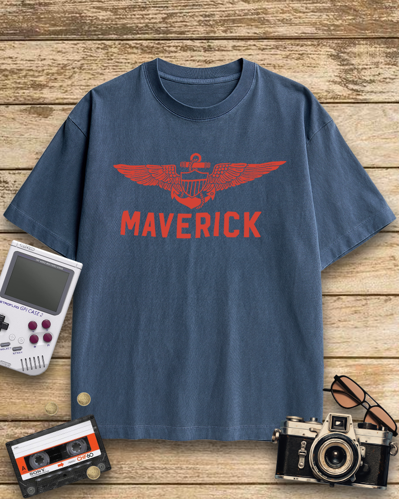TheRetroTee Maverick. Pilot. Rebel. Legend 1980s T-Shirt
