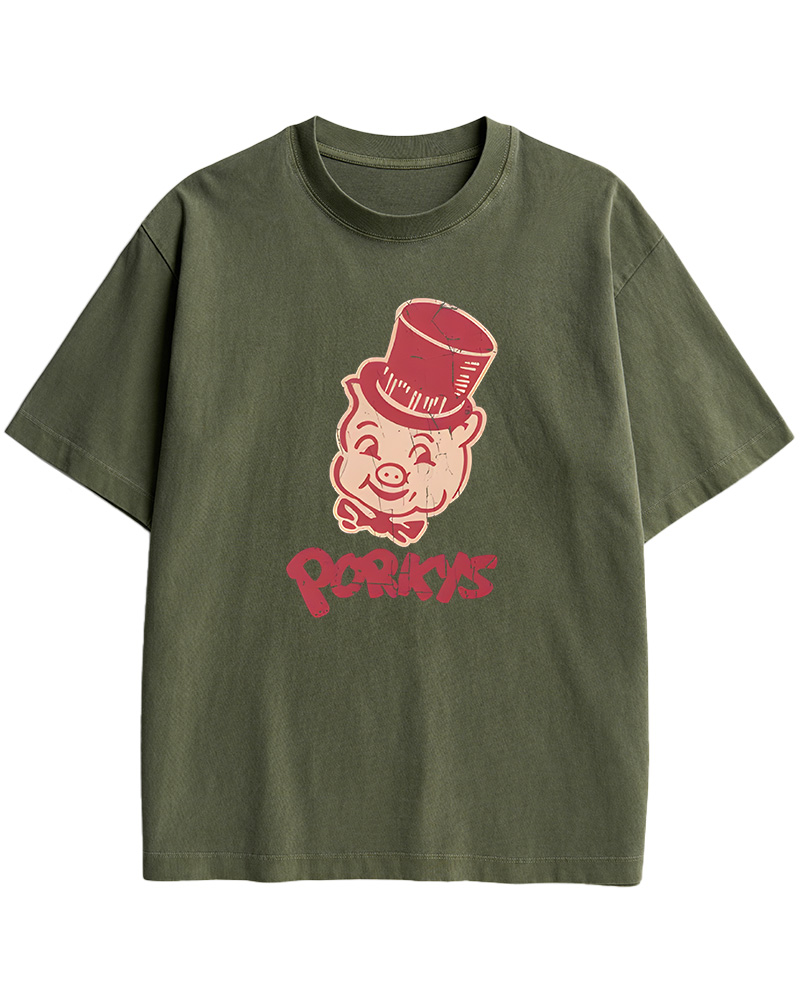 TheRetroTee Porkys St. Paul 1950s Cotton T-Shirt