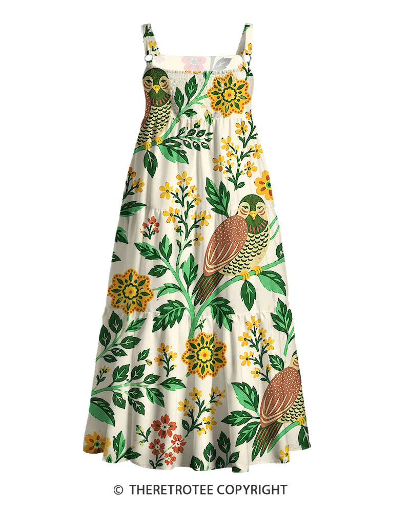 TheRetroTee ——  Vintage Straps Maxi Dress