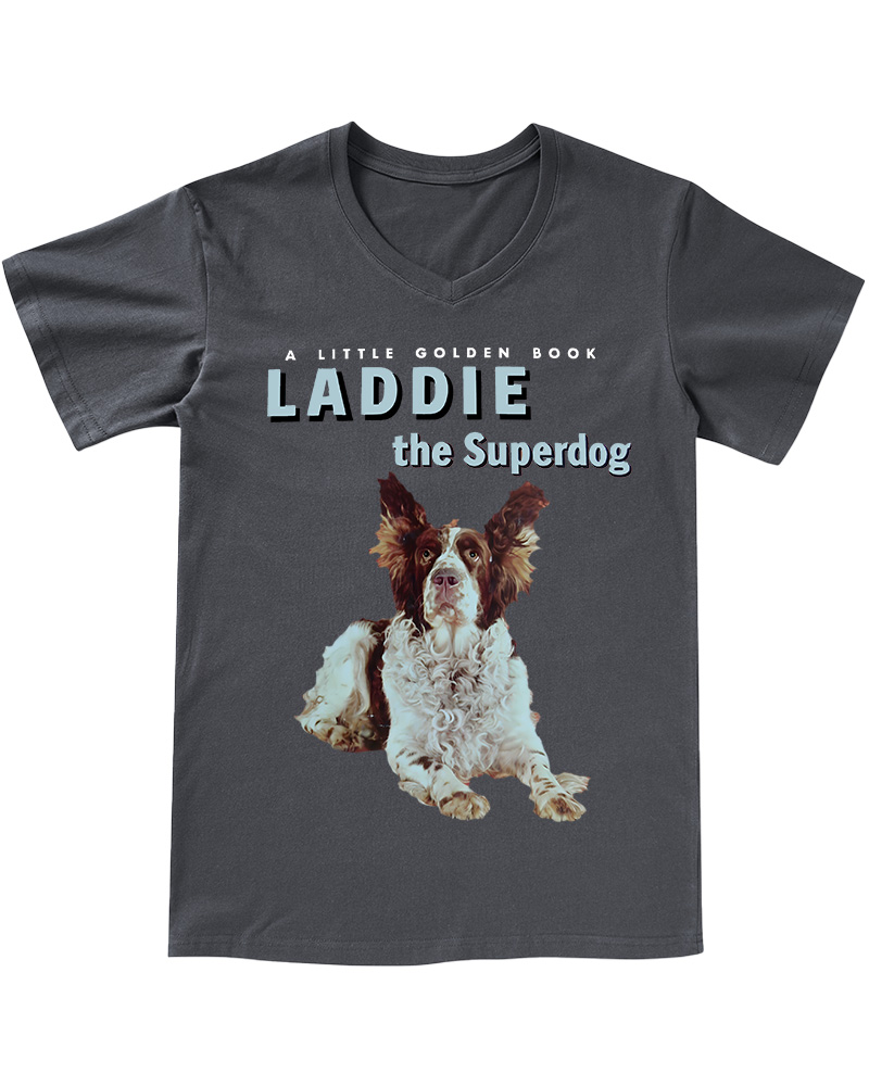 TheRetroTee Your Childhood Ruined Shut 1950s V-neck T-Shirt