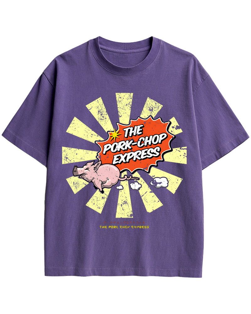 TheRetroTee Retro Humor and Express Graphic Pin-up Cotton T-Shirt