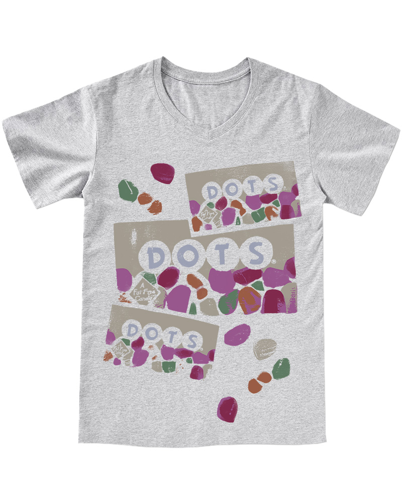 Dots - Logo Juniors V-neck T-Shirt
