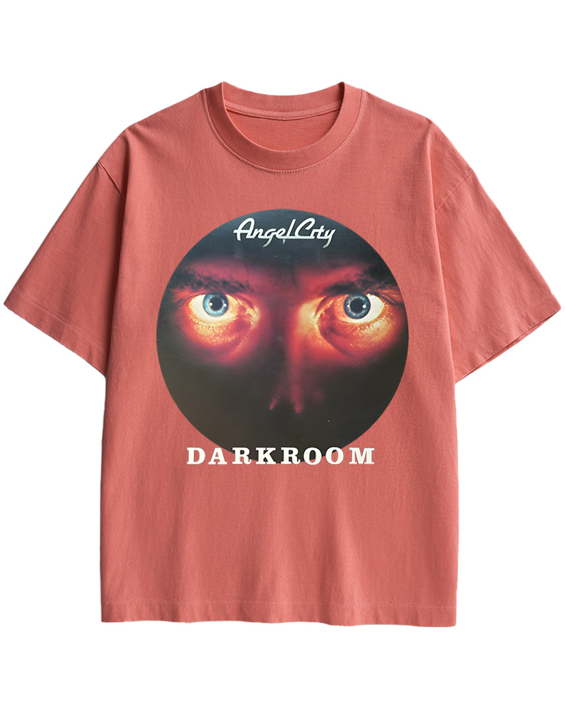 TheRetroTee Darkroom 1980s Music Cotton T-Shirt