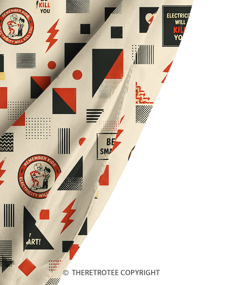 TheRetroTee 1950s Electricity Will Kill You Kids Strappy Maxi Dress