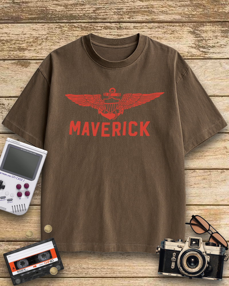 TheRetroTee Maverick. Pilot. Rebel. Legend 1980s T-Shirt