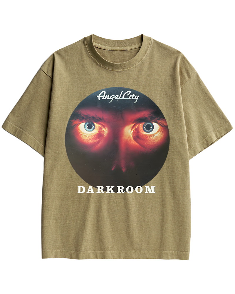 TheRetroTee Darkroom 1980s Music Cotton T-Shirt