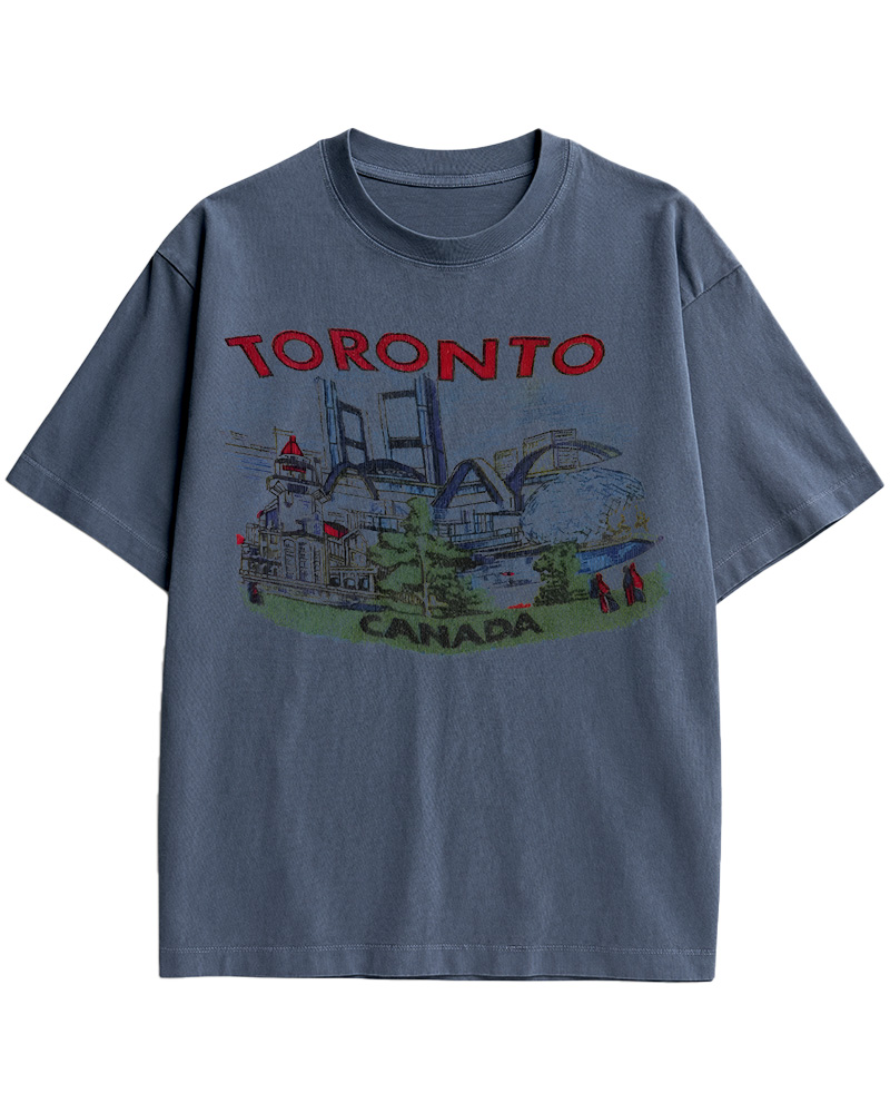 TheRetroTee 1960s Toronto souvenir Cotton T-Shirt