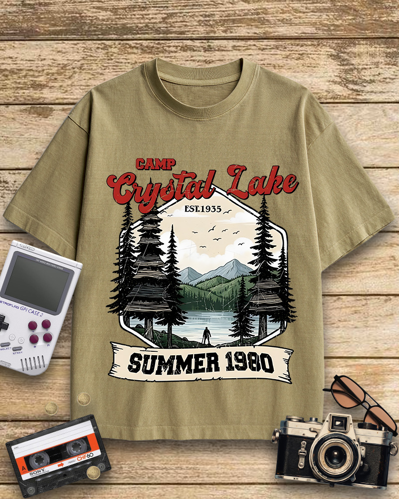 TheRetroTee Friday the 13th Jason Voorhees 1980s Cotton T-Shirt