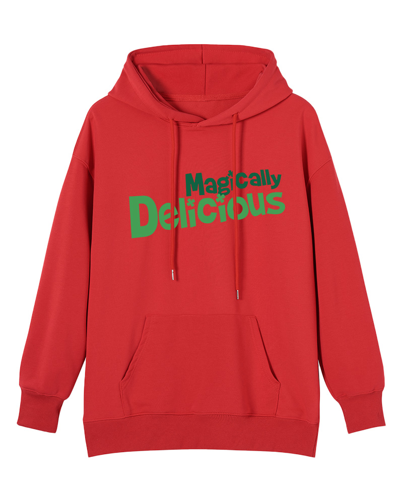 TheRetroTee Magically Delicious Juniors 1970s Cotton Hoodie