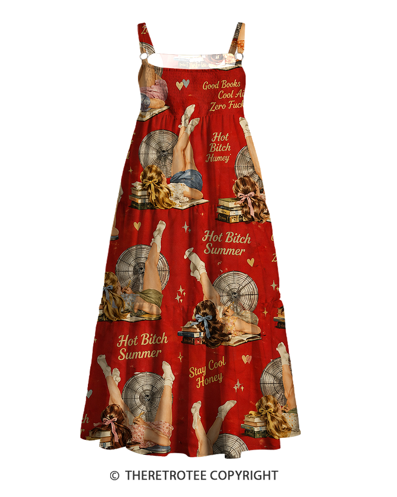 TheRetroTee ——  Vintage Straps Maxi Dress