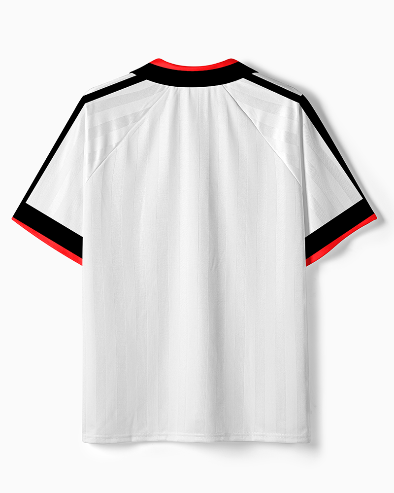 TheRetroTee Wir sind dabei Black-Red-Gold Germany Polo Mesh Jersey