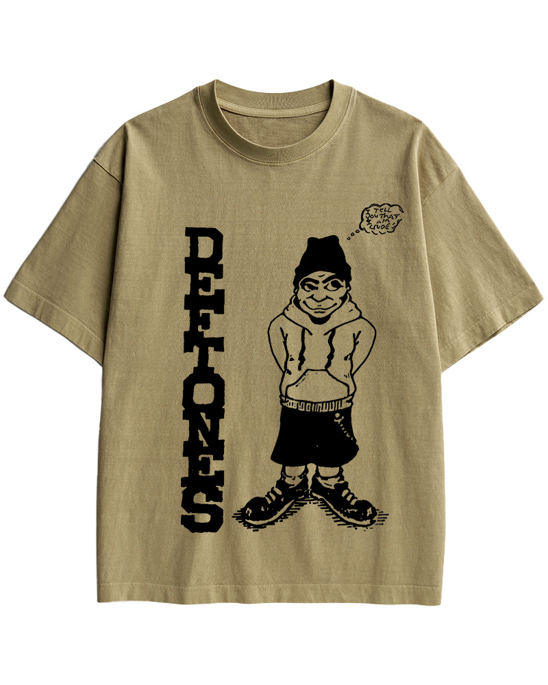 TheRetroTee Deftones 1990s Music Cotton T-Shirt