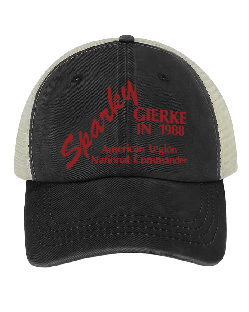 TheRetroTee 80s Sparky Gierke IN 88' Trucker Hat