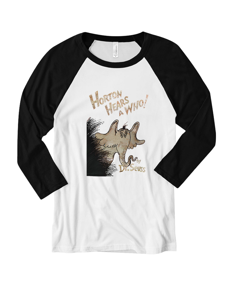 TheRetroTee Elephant and Adventure Long Sleeve Raglan T-Shirt