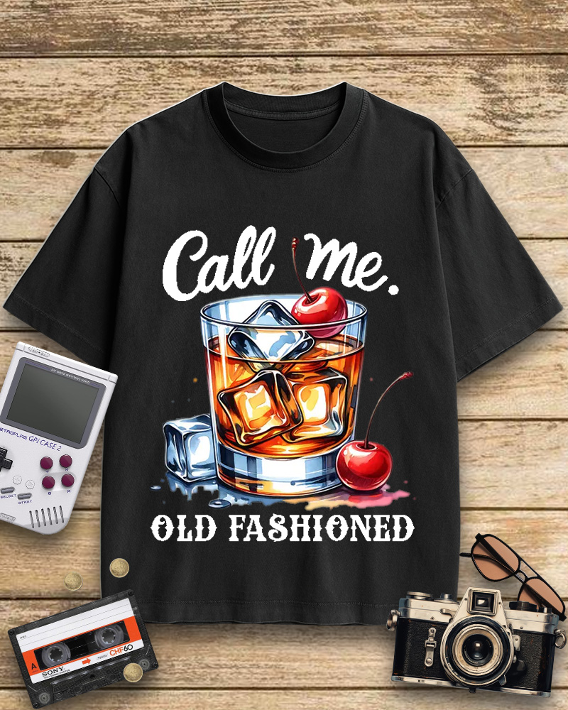TheRetroTee Call Me Old Fashioned 1960s Cotton T-Shirt