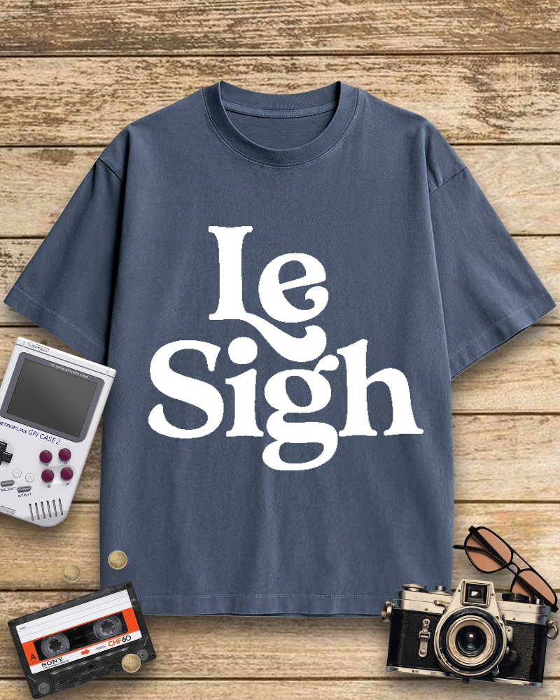 TheRetroTee Le Sigh 1970s Cotton T-Shirt