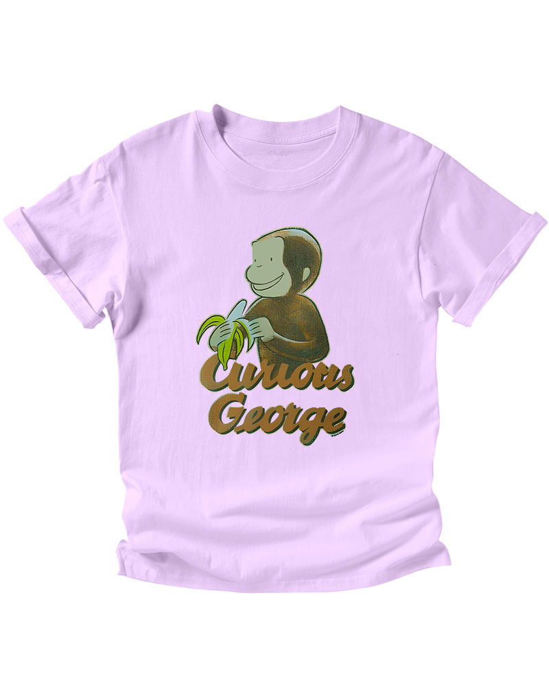 TheRetroTee Curious George Banana 1940s Kids T-Shirt