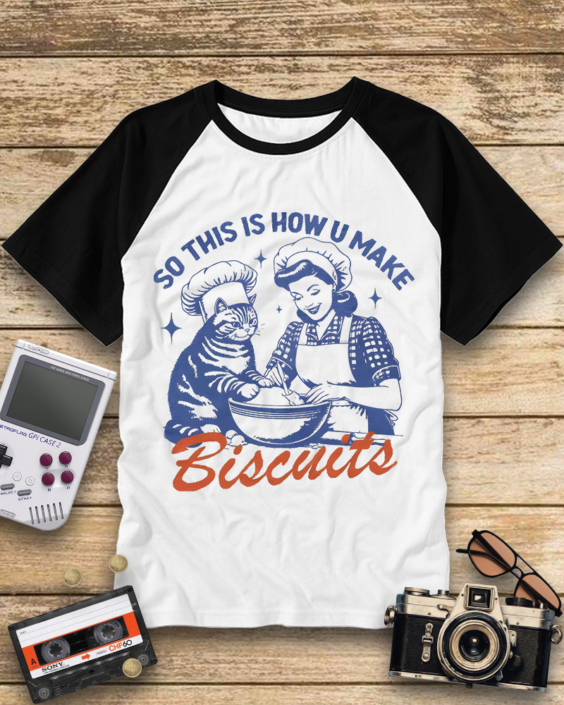 TheRetroTee Cat Mom Raglan Baseball T-Shirt