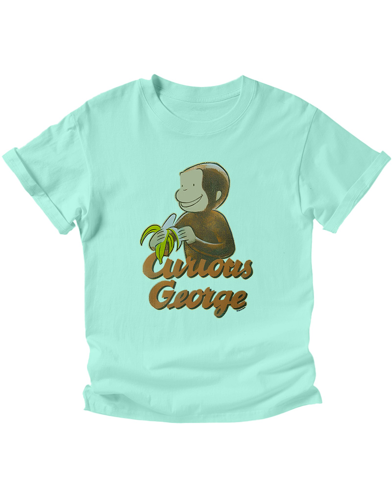 TheRetroTee Curious George Banana 1940s Kids T-Shirt